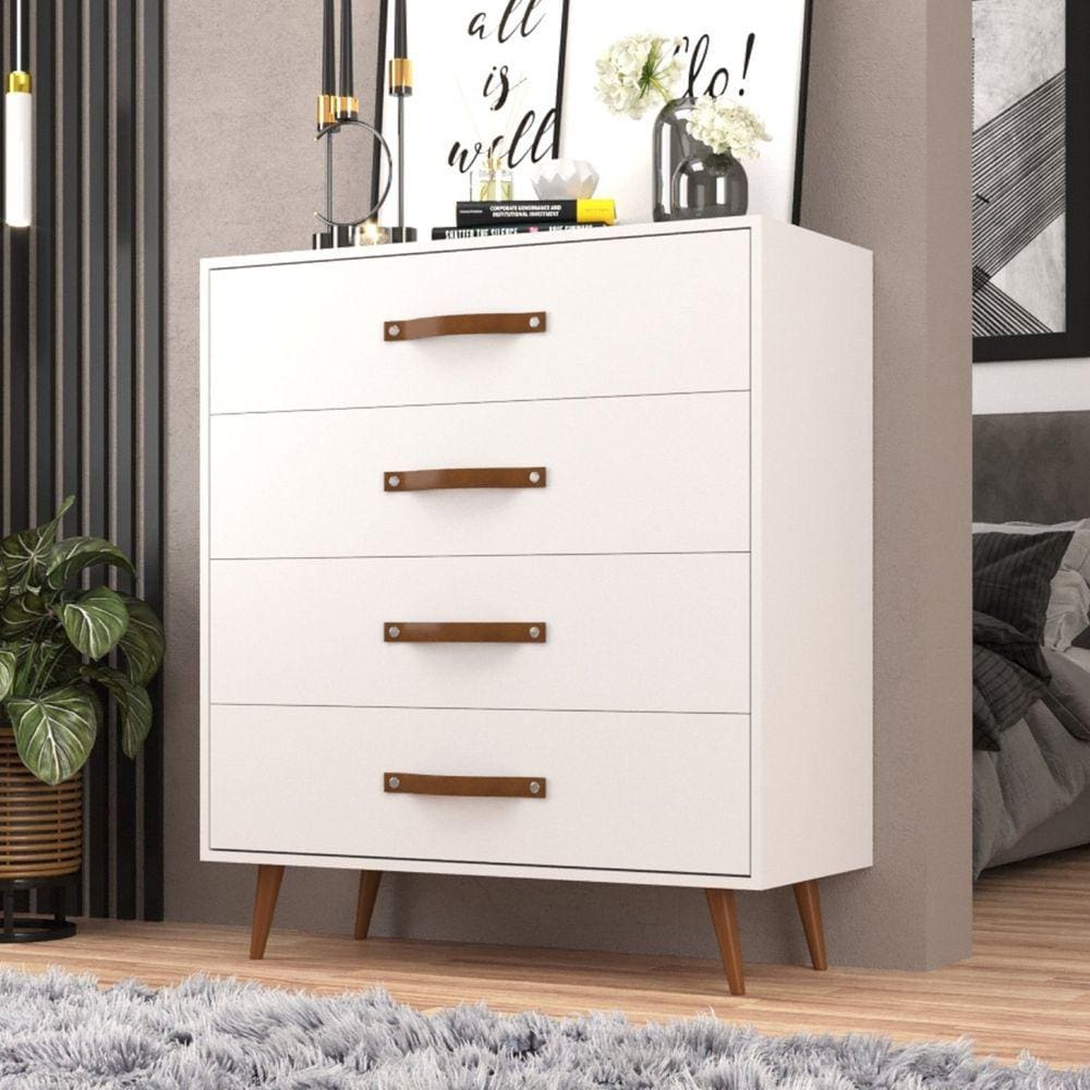 Cômoda 4 Gavetas Pádua Branco