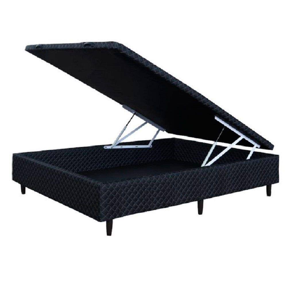 Cama Box Baú Casal Odin sem Colchão 138X188X30cm Umaflex