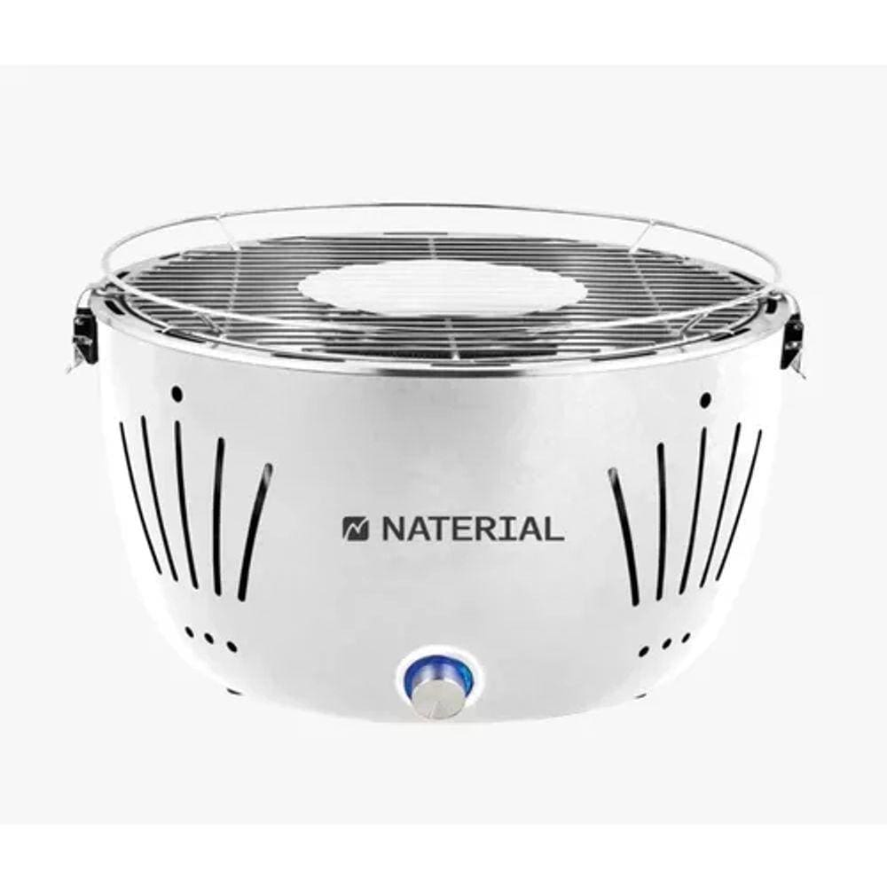 Churrasqueira Móvel Bafo Table Grill Portátil Pilha - Branca