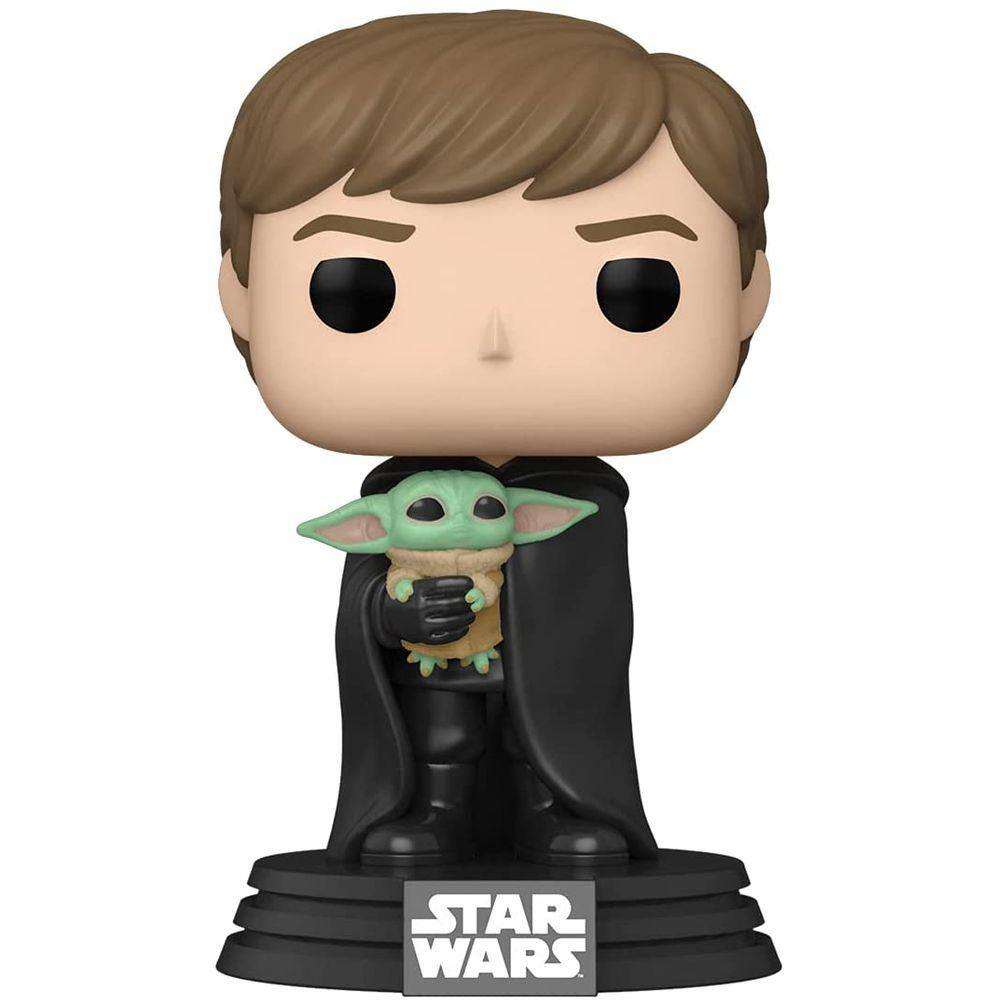 Funko Pop! Star Wars: Mandalorian- Luke com Criança