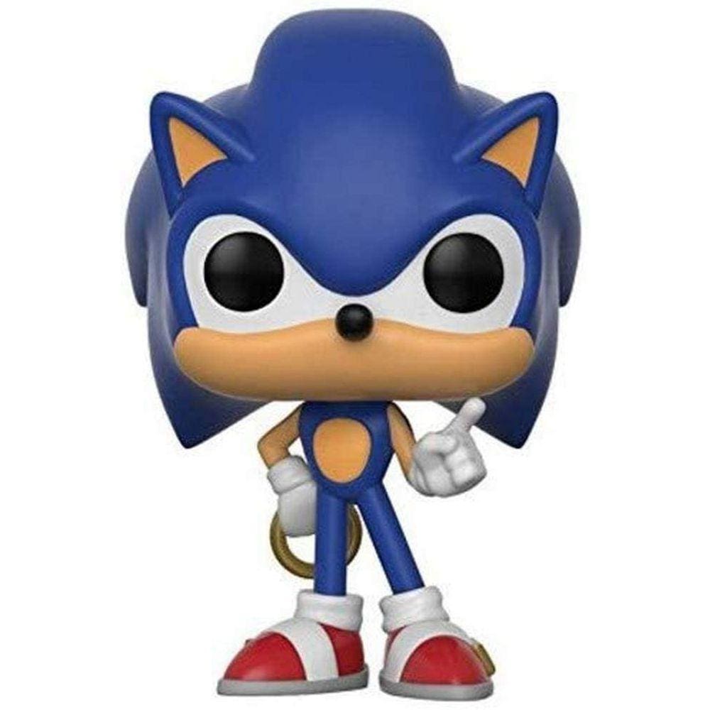 Sonic com Anel Colecionável - Figura de Ação Funko Pop