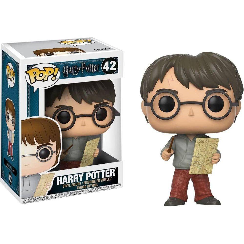 Funko Pop Filmes Potter-Harry w/ Marauders Map w Toy,Multi-colored