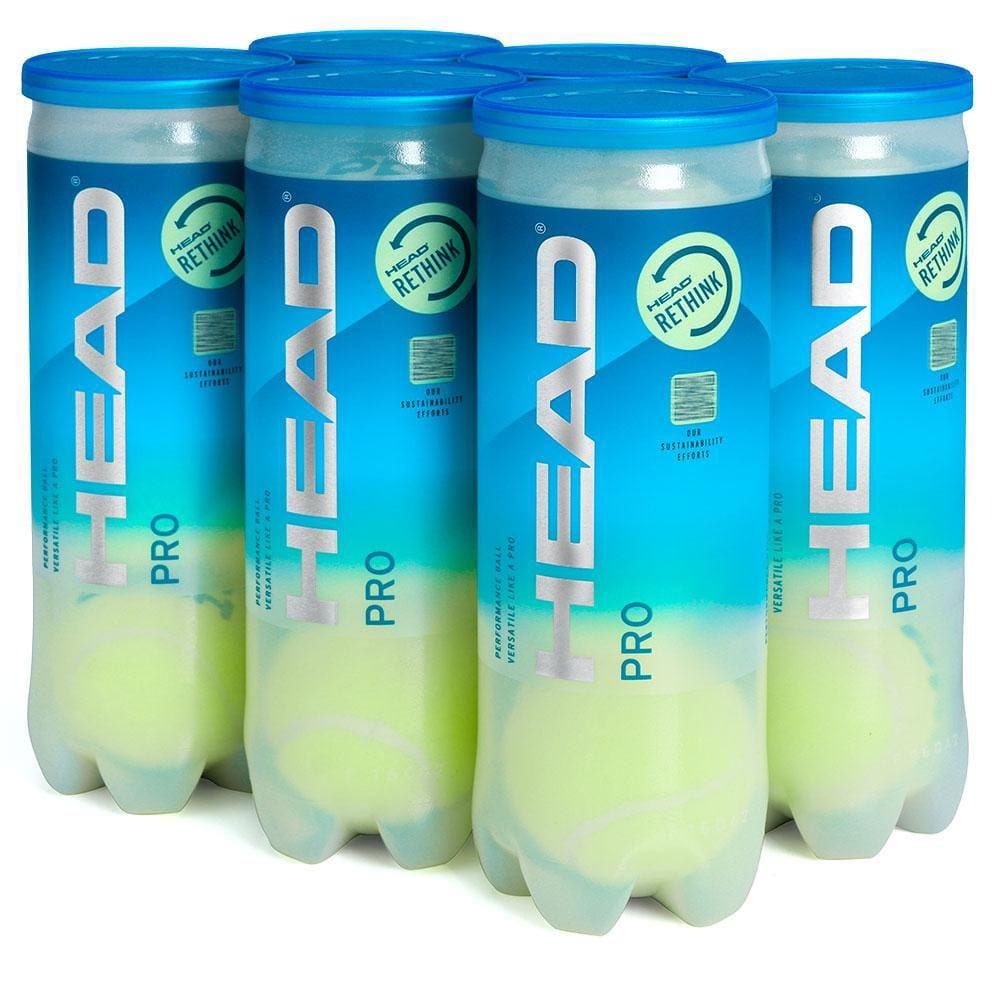 Bola de Tênis Head Pro Pack com 06 Tubos