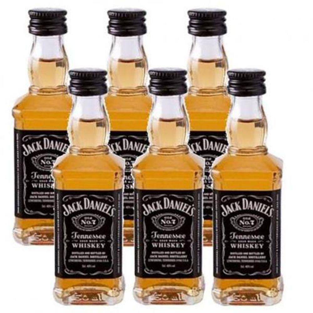 Miniatura Mini Whisky Jack Daniel`S 50Ml 6 Unidades