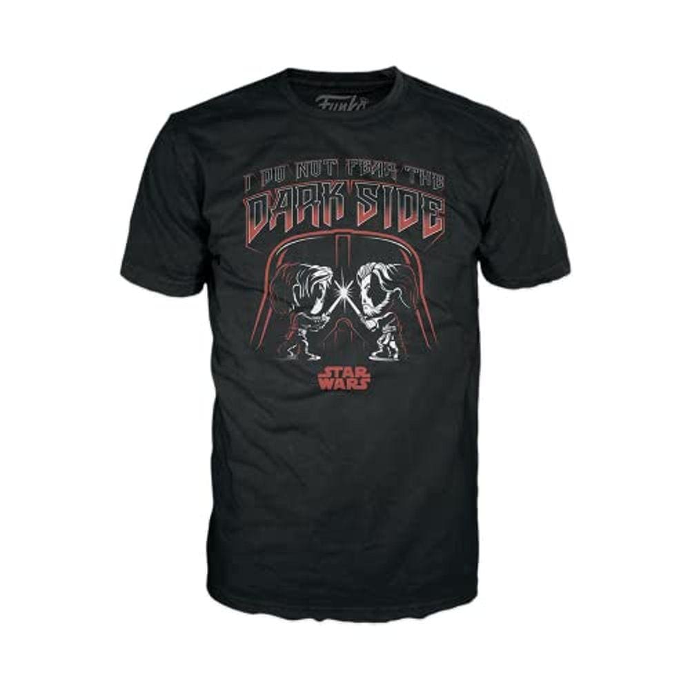 Funko Pop! Tee encaixotado: Star Wars - Anakin vs OBI Wan - Extr
