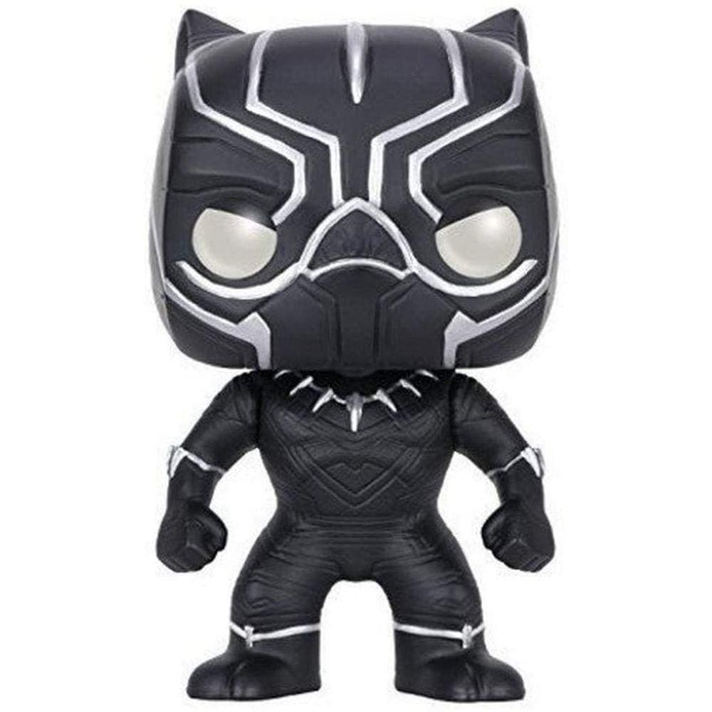 Funko POP Marvel: Capitão América 3: Figura de Ação da Guerra Civil - Pantera Negra, Multicolorido, 3,75 polegadas