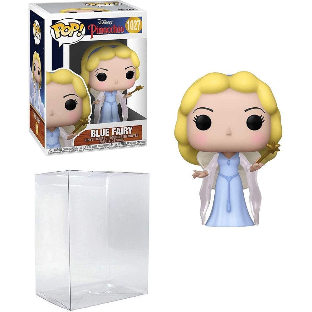 Blue Fairy Pop #1027 Disney Pinocchio Vinyl Figure (Empacotado com Protetor EcoTek para Proteger a Caixa de Exibição)