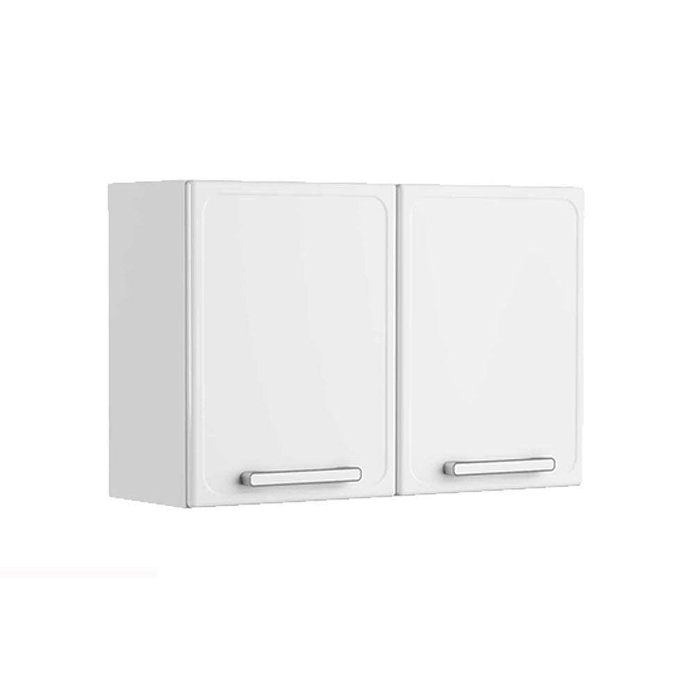 Armário Aéreo Cozinha Modulado Gourmet 7005 C/ 2 Portas Branco - Bertolini