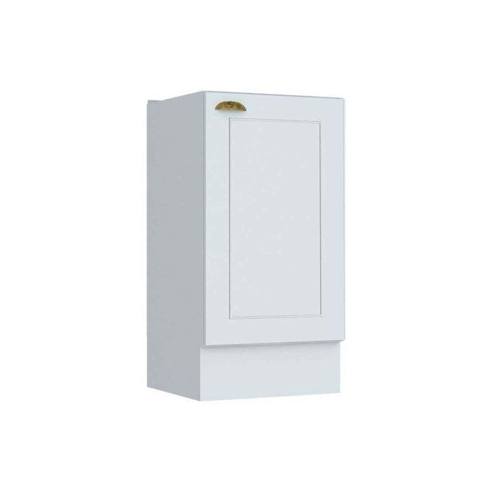 Gabinete De Cozinha Modulado Balcão Americana C/ 1 Porta S/ Tampo Branco - Henn
