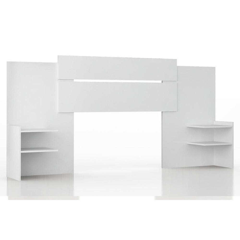 Cabeceira Cama Box Madeirado Solteiro/casal/queen Mila Extensível Branco - Panan