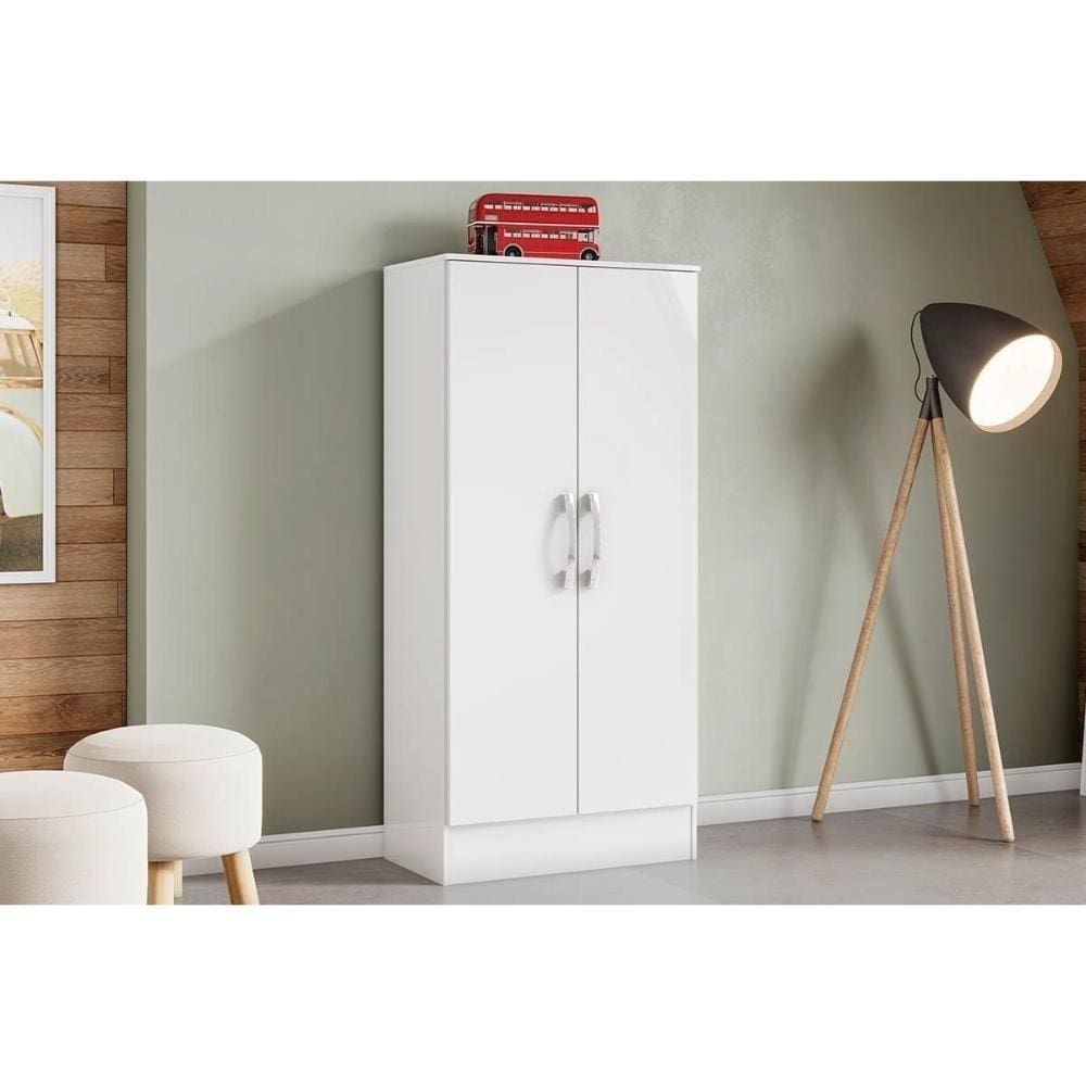 Armário Multiuso Lavanderia Zafira C/ 2 Portas Branco - Henn