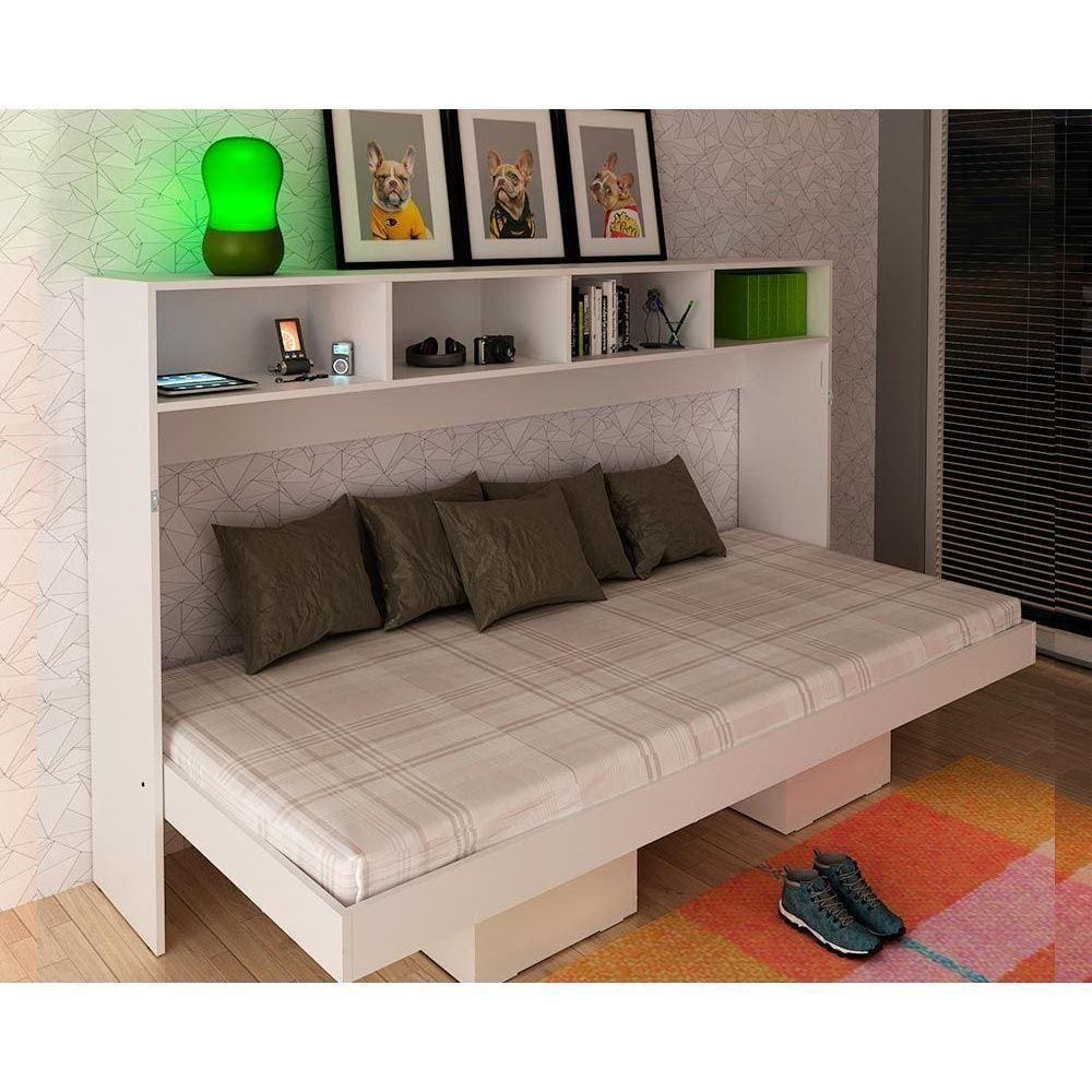 Cama Solteiro Cm8020 Branco - Tecno Mobili
