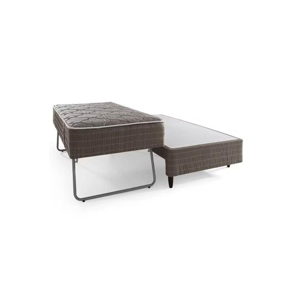 Cama Box Base C/Auxiliar Queen Size-158X198X34 Mh 1400 (Queen Size-158X198X34) - Herval