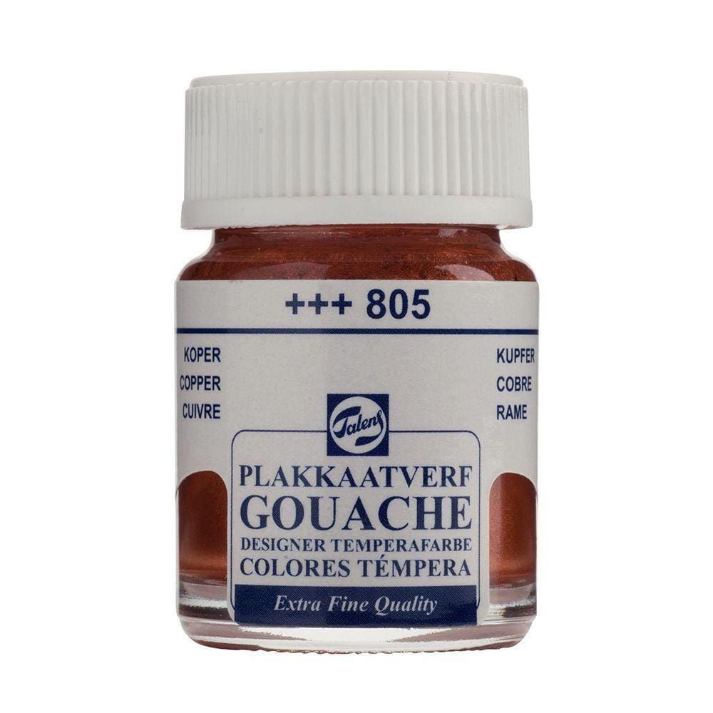 Tinta Gouache Extra Fine 805 Cobre 16ml Talens 08168052
