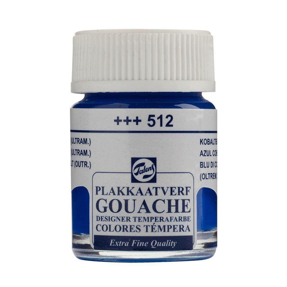 Tinta Gouache Extra Fine 512 Cobalt Blue 16ml Talens 08165122