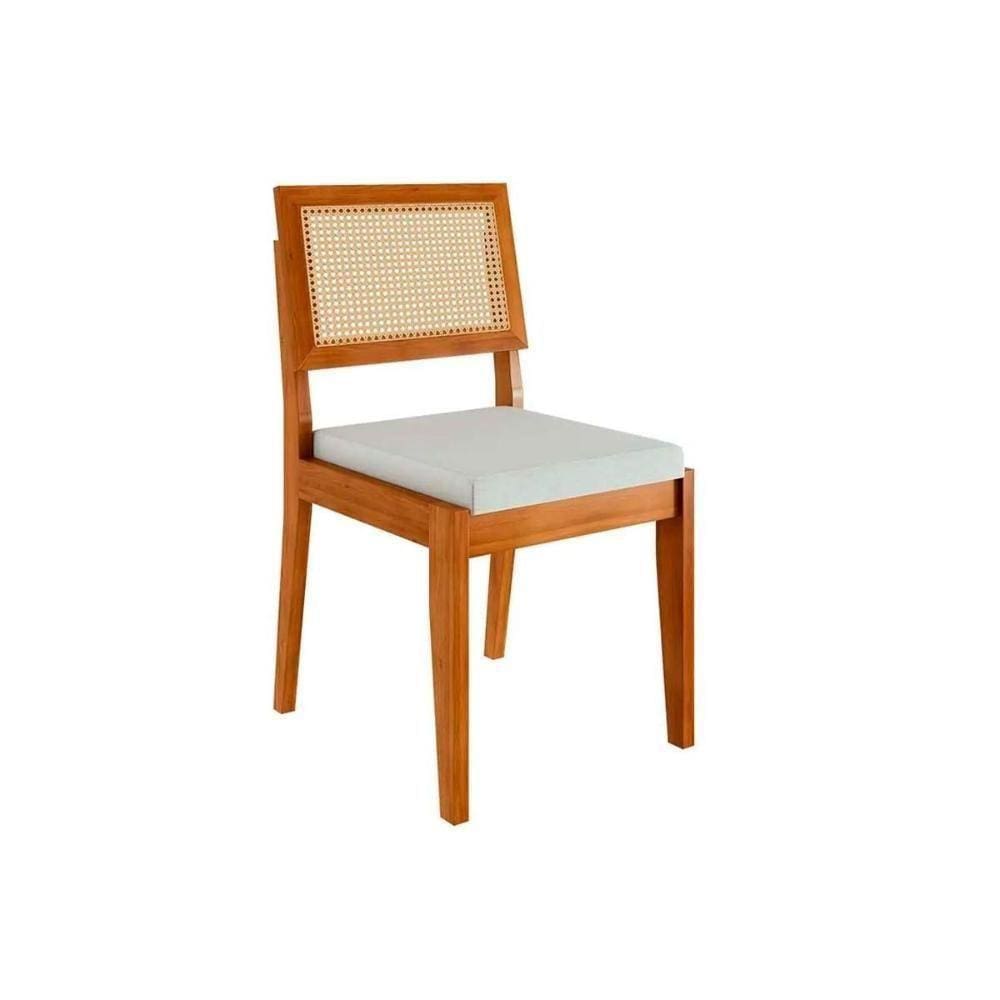 Cadeira Sala De Jantar Rainha 2 Unidades Natural - Nesher