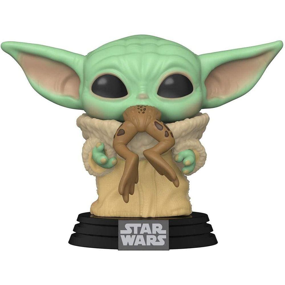 Funko Pop! Star Wars: The Mandalorian - A Criança com Sapo Vinil Bobblehead