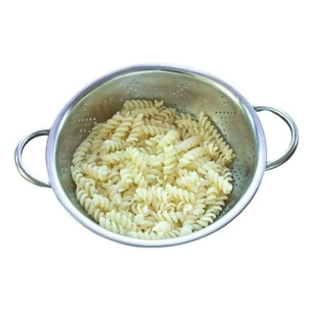 Escorredor De Macarrão Aço Inox Passador Massa Legumes 21cm