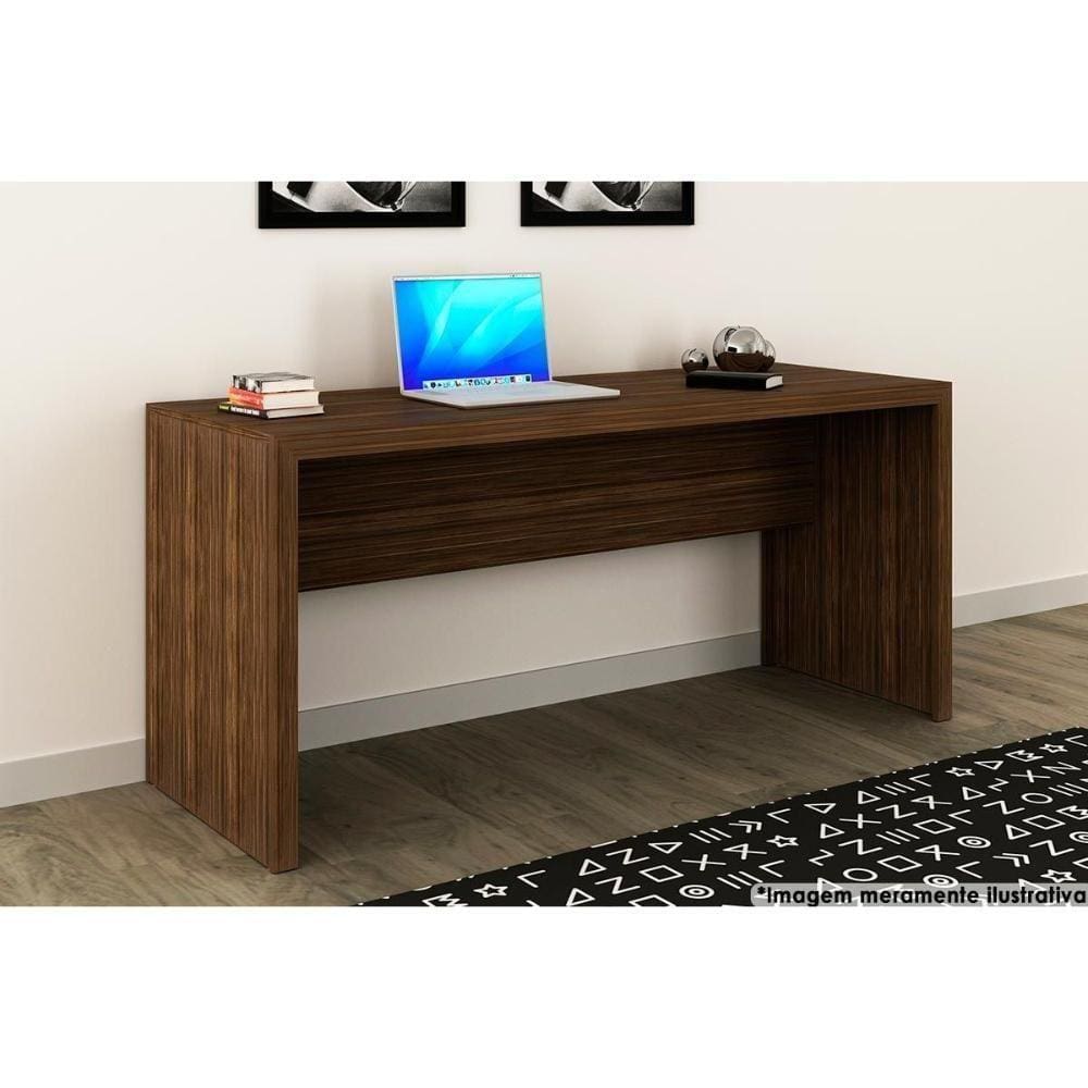 Mesa Computador Casal Me4109 Nogal - Tecno Mobili