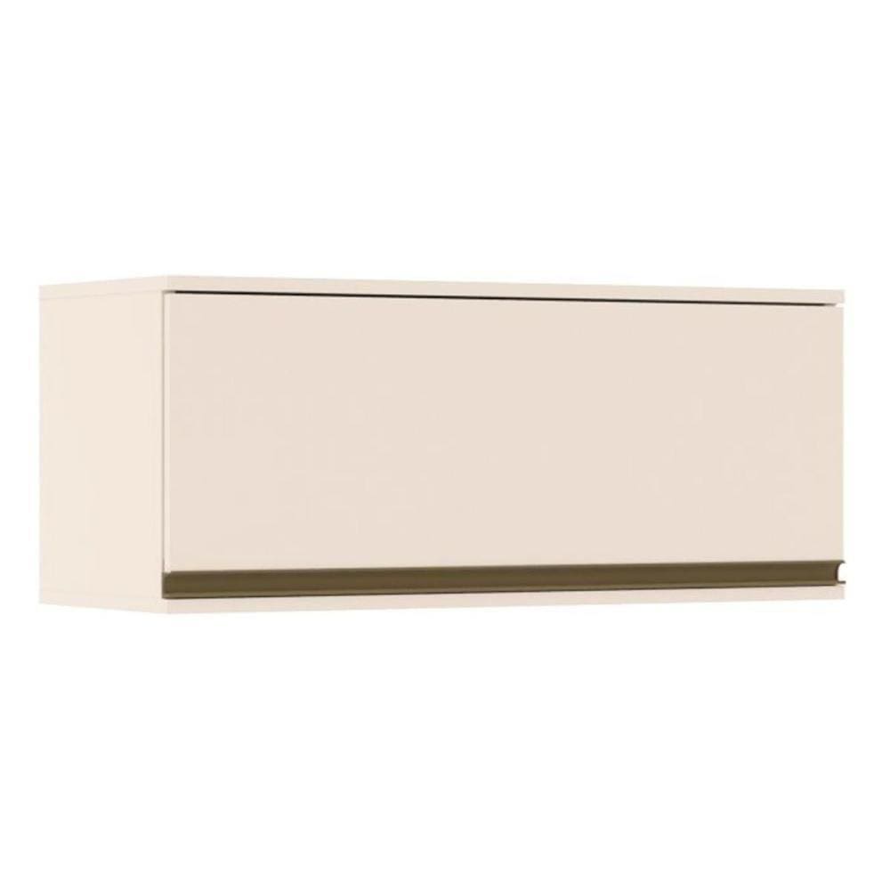 Armário Aéreo P/ Cozinha Connect 80cm 1 Porta Basculante Off White - Henn