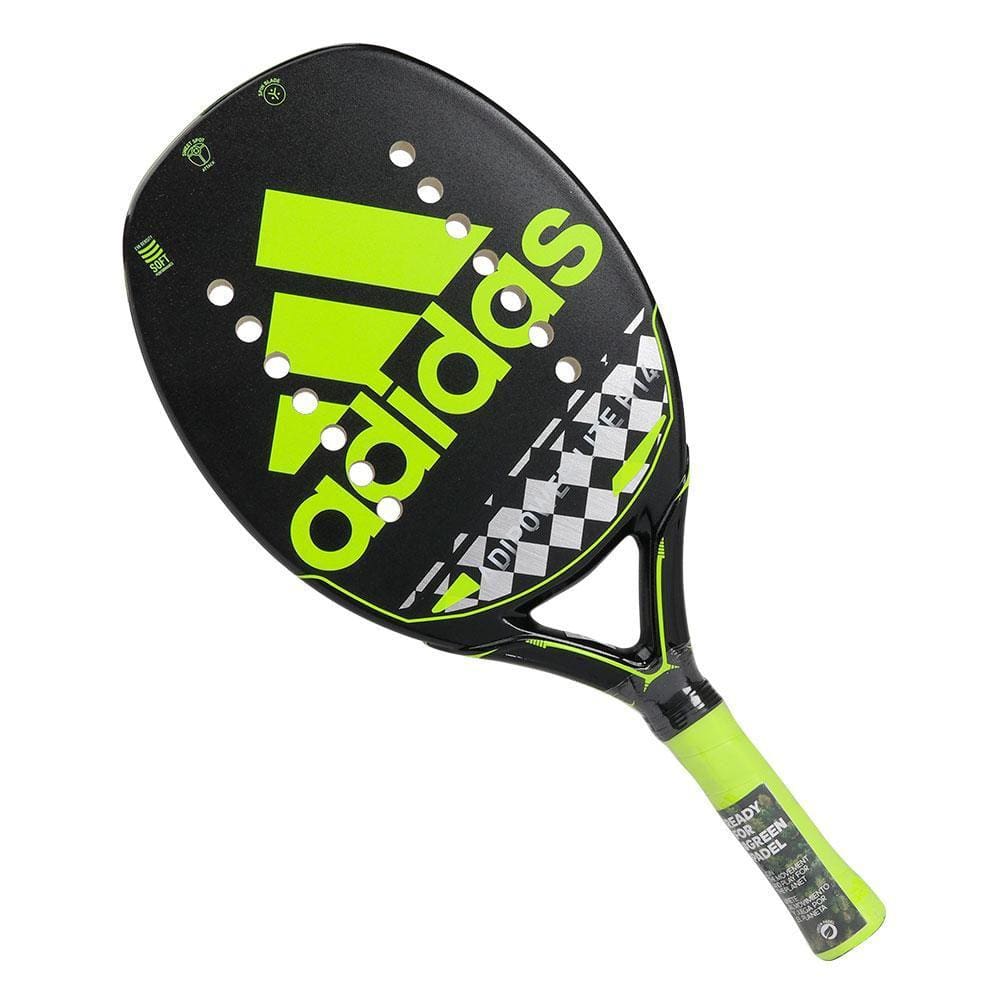 Raquete de Beach Tennis Adidas Adipower Lite H14 Preta e Amarela