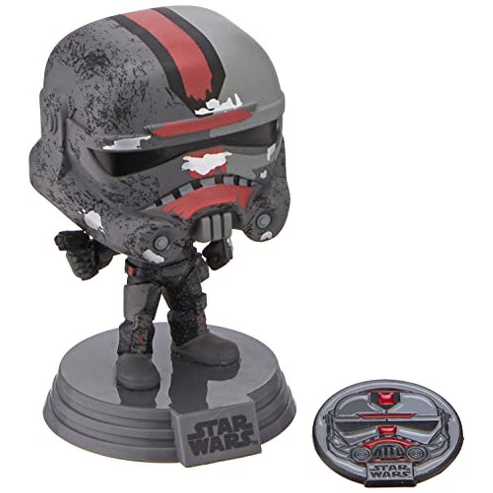 Funko Pop! Star Wars: Across The Galaxy - Hunter with Pin, Amazon Exclusive