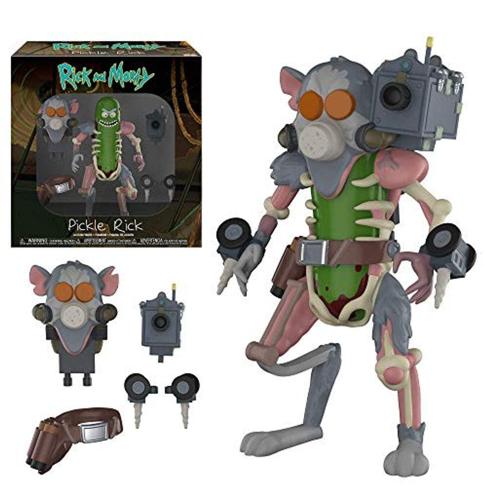 Figura Rick e Morty Pickle Funko, colorido e autêntico