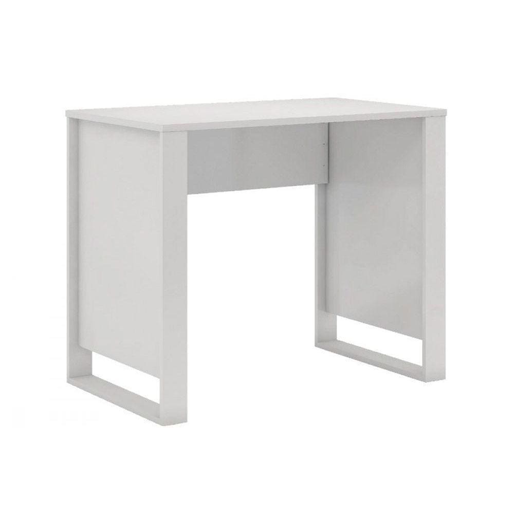 Mesa De Computador Solteiro Office Morada Branco - Demóbile