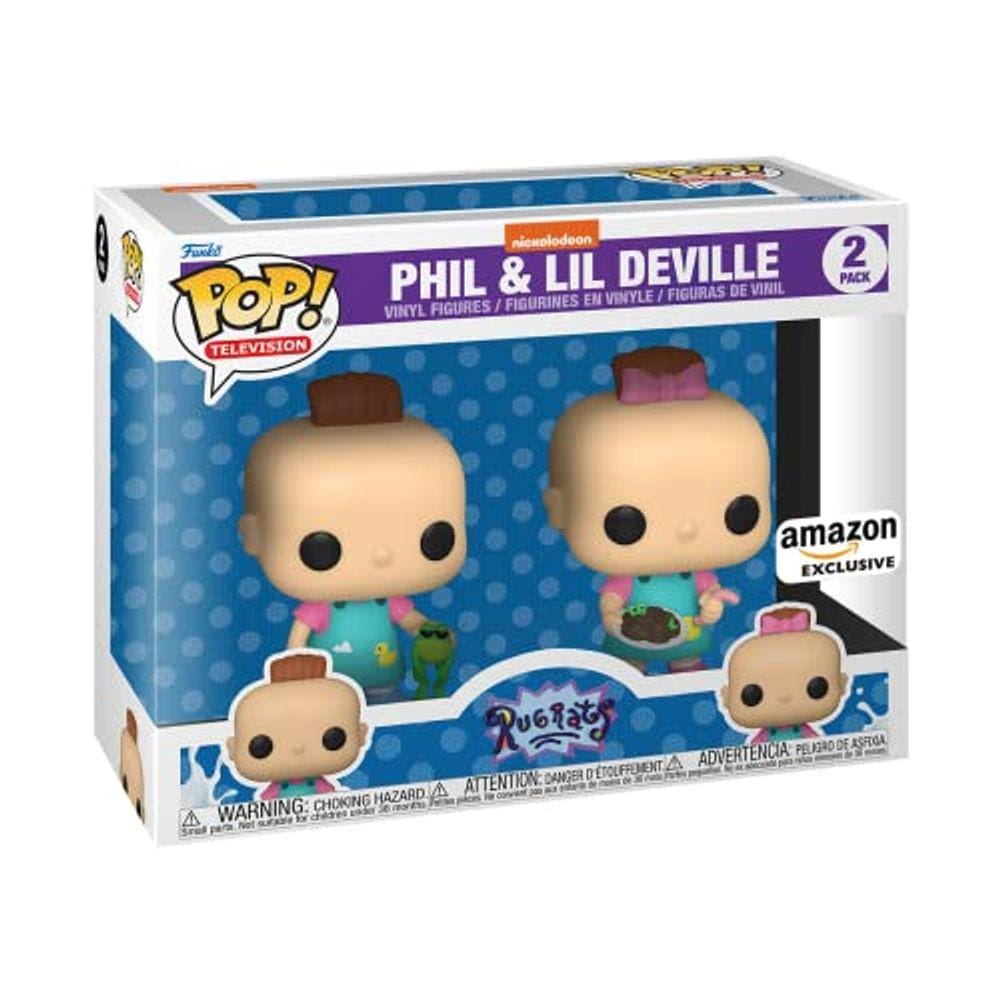 Funko Pop! Televisão: Rugrats - Phil e Lil 2 Pack, Amazon Exclusive