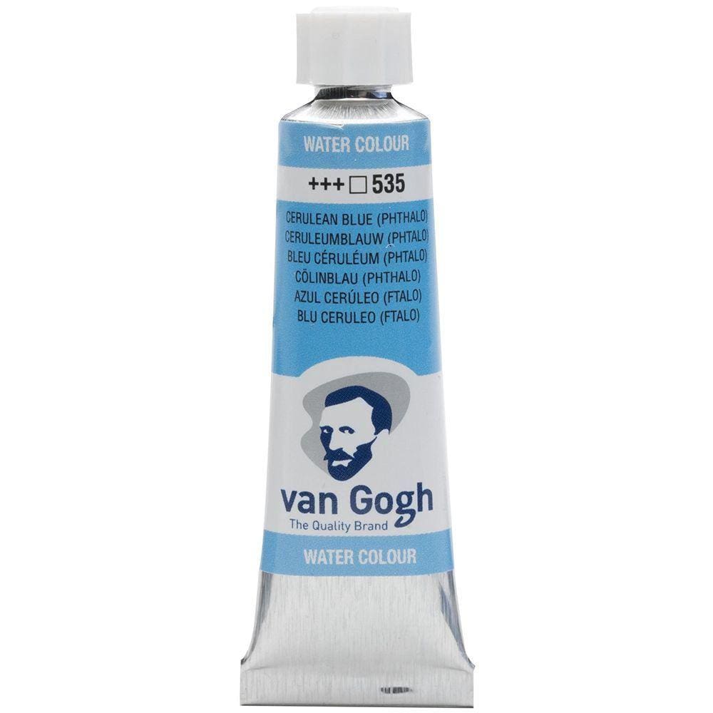 Tinta Aquarela Talens Van Gogh 535 Cerulean Blue Ph 10ml 20015351