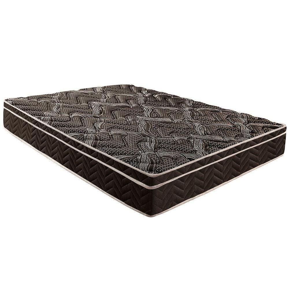 Colchão Queen Ortopédico D28 / Ep Anatômico Pasquale Fort Black Euro Pillow (158X198X25) - Paropas