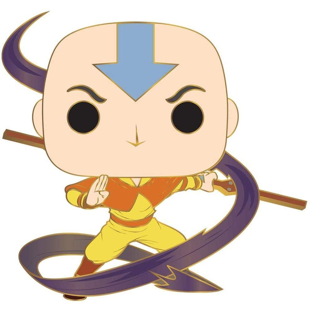 Funko Pop! Pin: Avatar - Aang (Estilos Podem Variar)