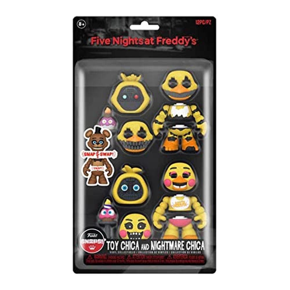 Funko Snaps!: Cinco Noites no Freddy`s - Toy Chica e Nigh