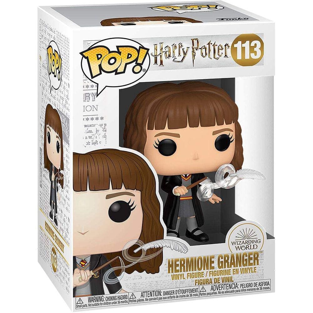 Funko Pop! Harry Potter: Hermione com Figura de Vinil de Penas
