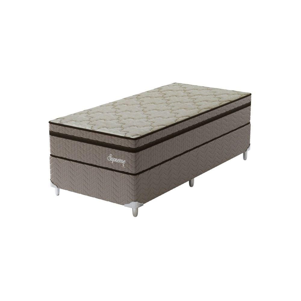 Cama Solteirão com Box Supreme 96x203x60cm Montreal Dourado