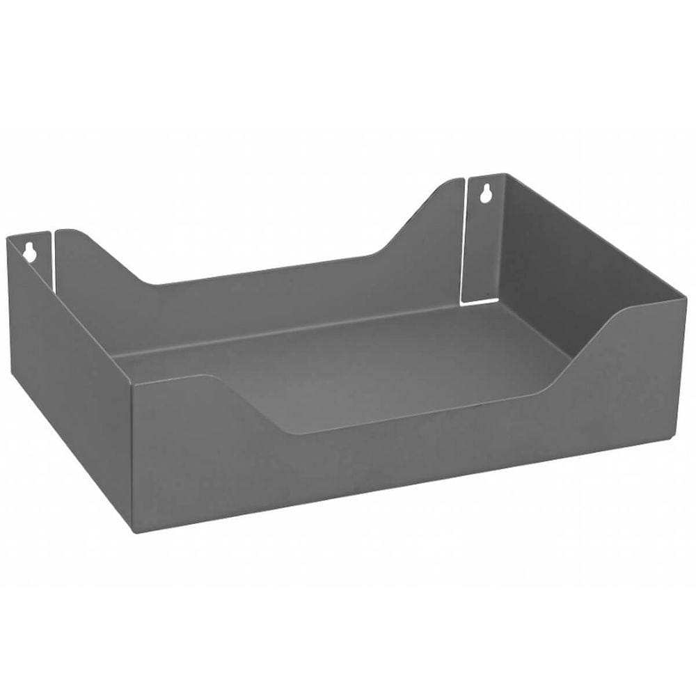 Porta Objetos de Parede Organizador de Acessórios 30x20cm Grande Cinza Masutti Organize