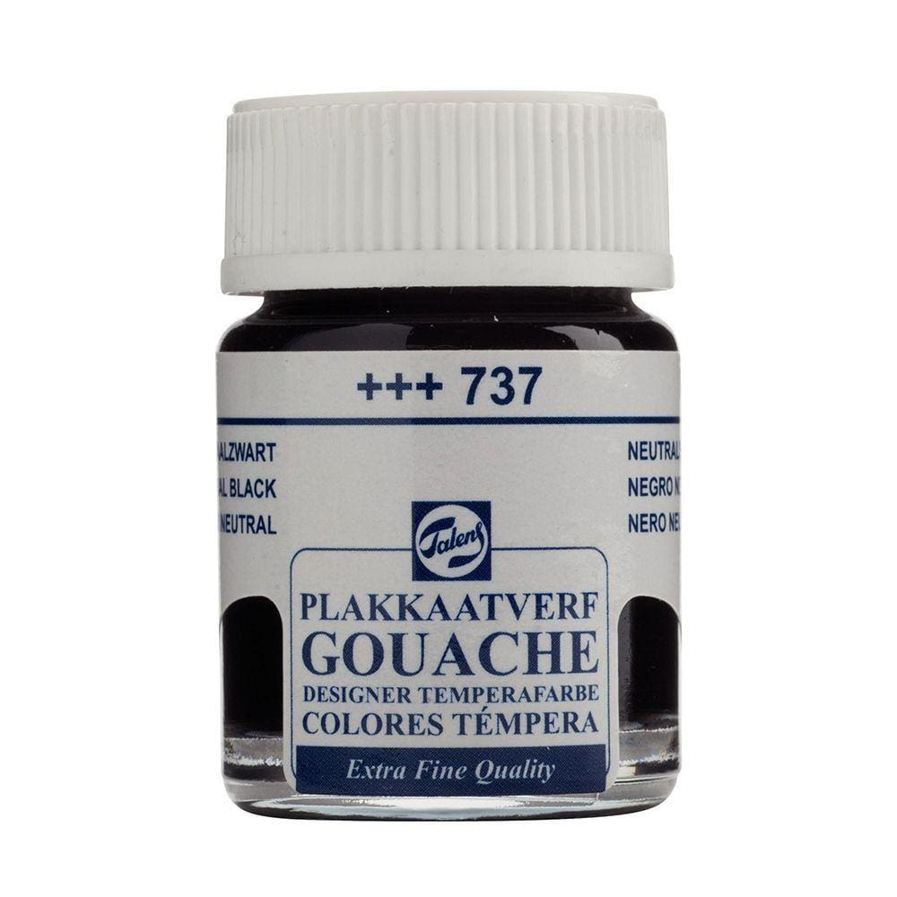 Tinta Gouache Extra Fine Neutral Black 16ml Talens 08167372