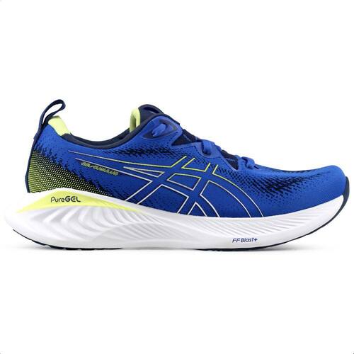 Tênis Asics Gel Cumulus 25 Azul e Amarelo - Masculino é ruim? Tênis Asics Gel Cumulus 25 Azul e Amarelo - Masculino é boa?