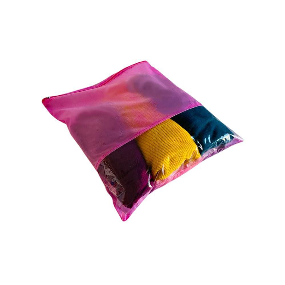 Kit 120 Sacos Tnt Organizador Roupas Sapato 33x40 Com Visor