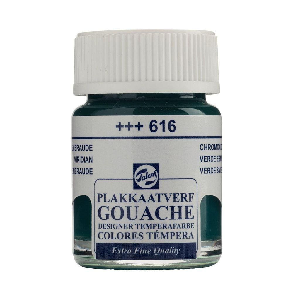 Tinta Gouache Extra Fine Viridian 16ml Talens 08166162