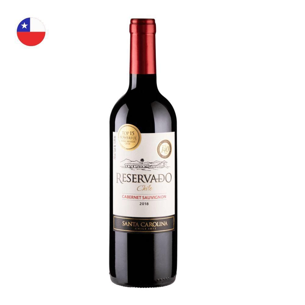 Vinho Santa Carolina Reservado Cabernet Sauvignon Tinto Chile 750ml