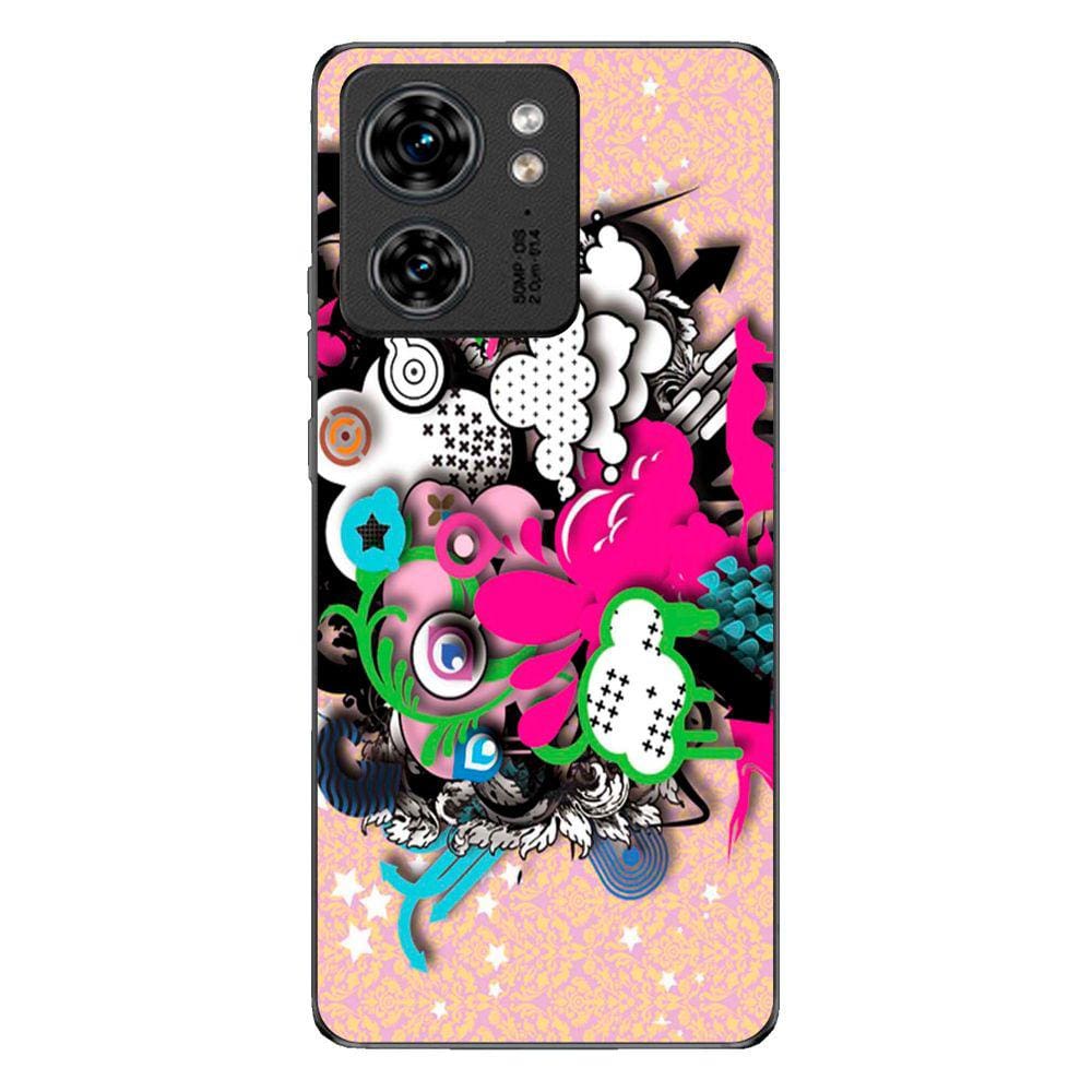 Capa Adesivo Skin104 Verso Para Motorola Edge 40
