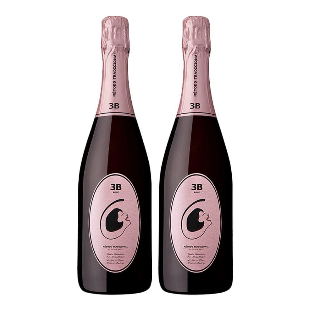 Kit 2 Espumantes 3B Rosé Portugal 750ml