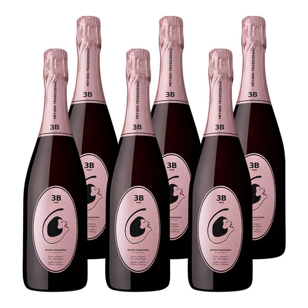 Kit 6 Espumantes 3B Rosé Portugal 750ml