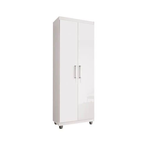 imagem-Armário Multiuso Roma 2 Portas Sapateira / Lavanderia 1,90 ALTURA - G4 Magazine - Branco