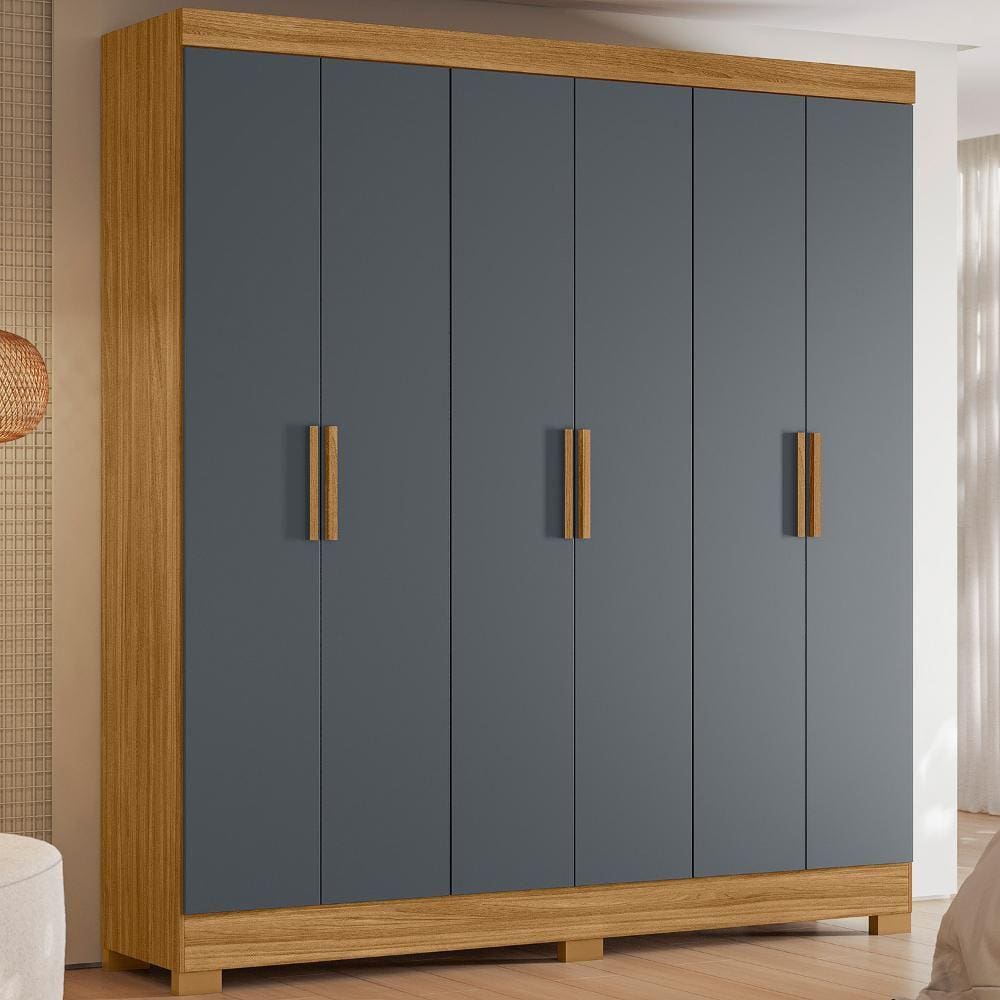 Guarda Roupa Casal 6 Portas 2 Gavetas Valença