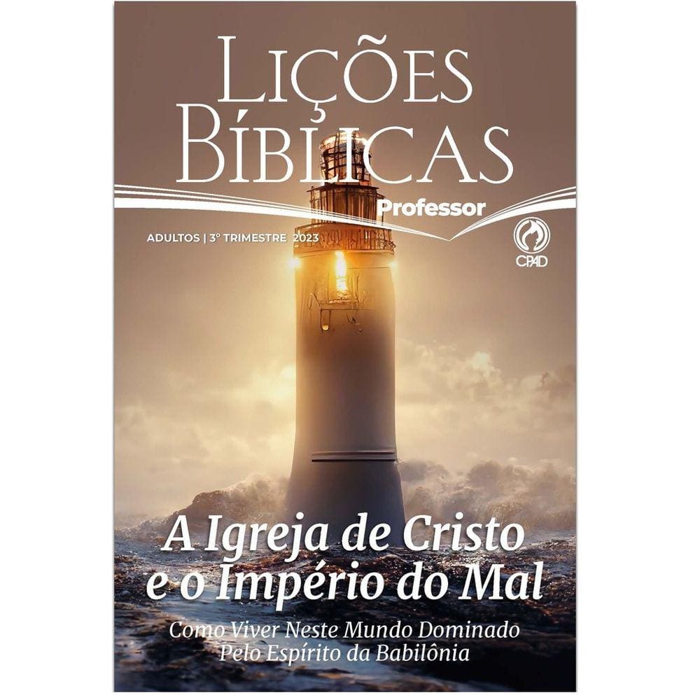 Lições Bíblicas Classe Adulto Professor 3º T 2023 CAPA DURA