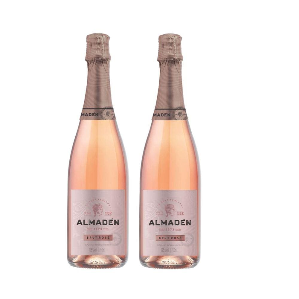 Kit Espumante Almadén Brut Rosé Charmat 750ml 2 unidades