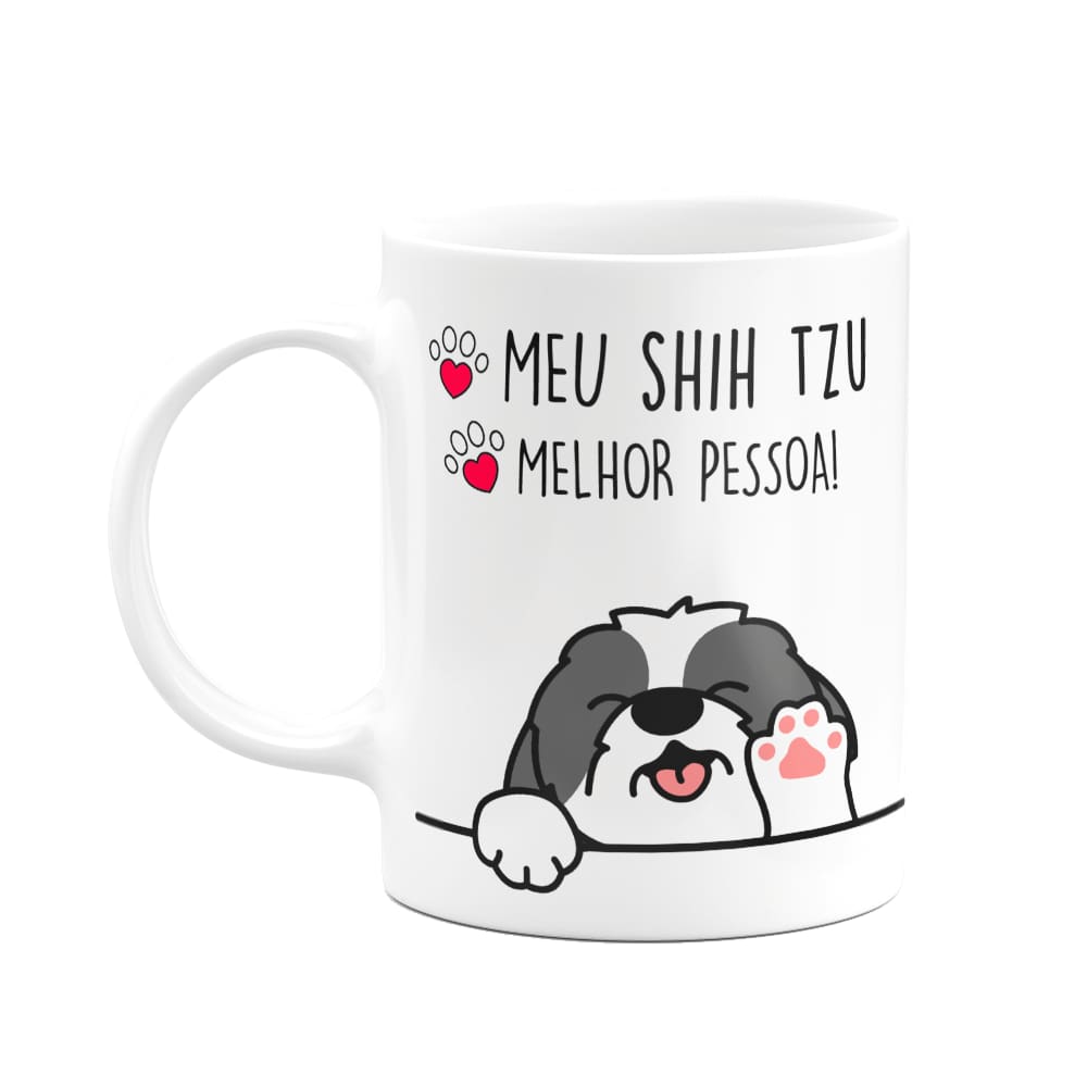Caneca Dog - Meu Shih tzu Puppy, melhor pessoa! M2