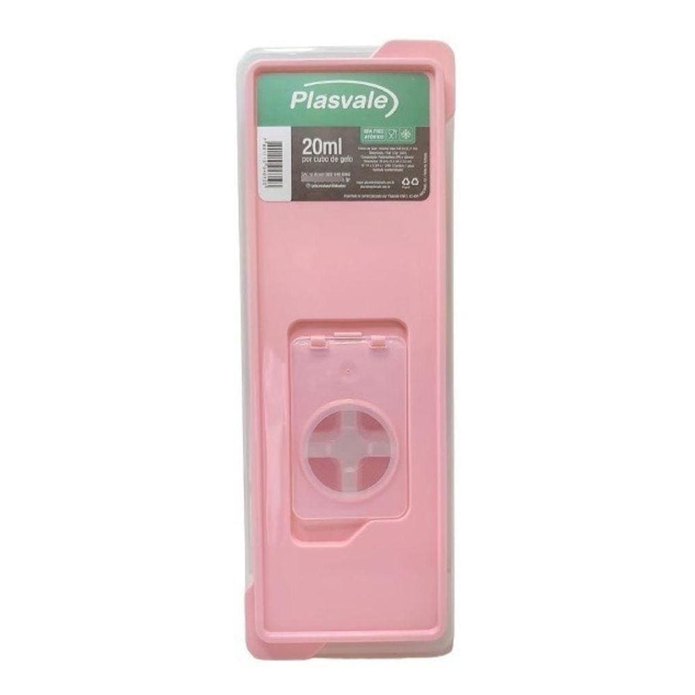 Forma De Gelo Com Tampa Fundo De Silicone Prática 26Cm